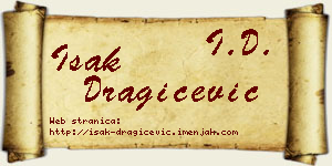 Isak Dragičević vizit kartica